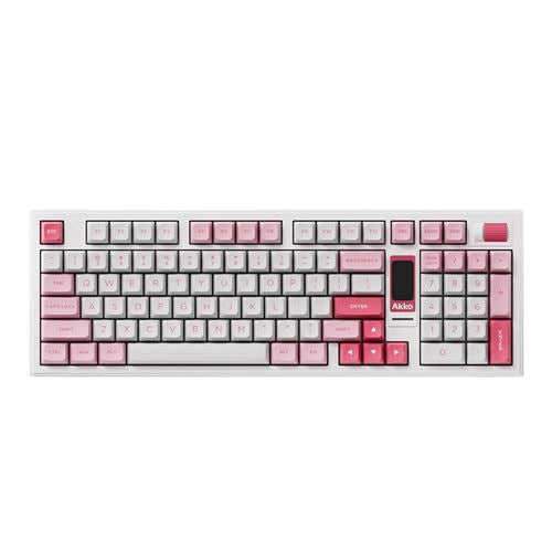Akko Prunus Lannesiana 5098B Wireless Mechanical Keyboard - Pink — vista 2