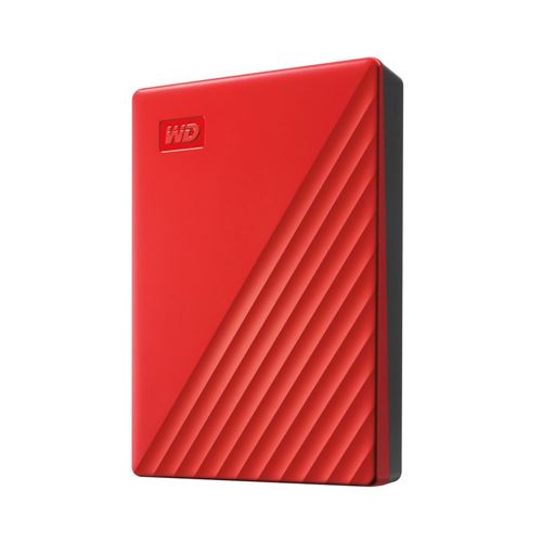 WD My Passport 4TB USB 3.2 (Gen 1 Type-A) 2.5" Portable External Hard Drive - Red — vista 2