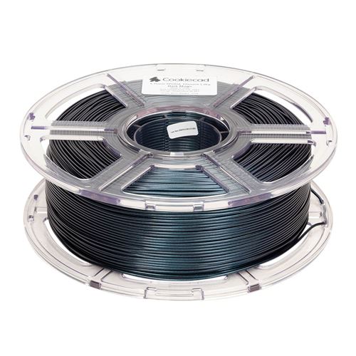 Cookiecad 1.75mm TPU 3D Printer Filament 1.0 kg (2.2 lbs.) Spool - Dark Magic — vista 2