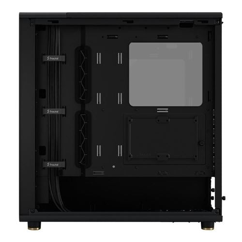 Fractal Design North Tempered Glass ATX Mid-Tower Computer Case - Black/Walnut — vista 2