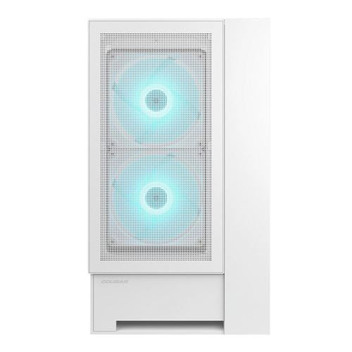 Cougar OmnyX Tempered Glass ATX Mid-Tower Computer Case - White — vista 2