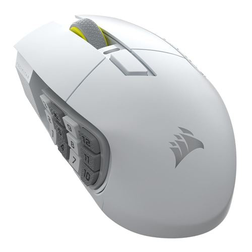 Corsair Scimitar Elite Wireless SE Gaming Mouse - White — vista 2