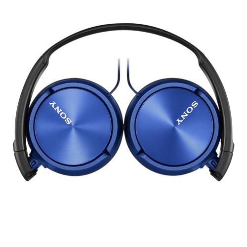Sony MDR-ZX310AP Wired On-ear Folding Headphones - Blue — vista 2