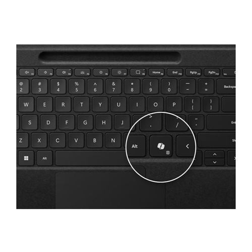 Microsoft Surface Pro Flex Keyboard with Slim Pen (Black) — vista 2