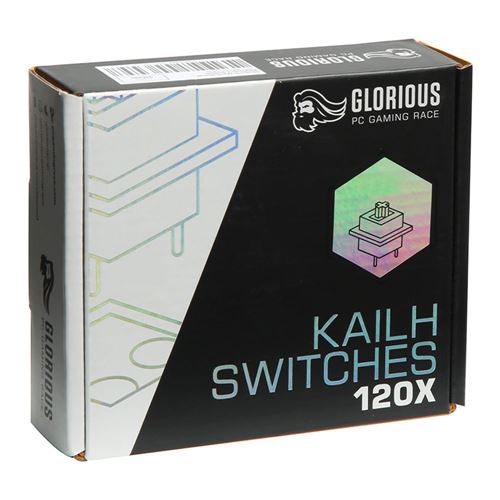 Glorious Kailh Mechanical Keyboard Switches - Silver — vista 2