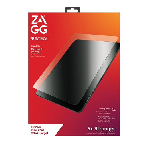 Zagg InvisibleShield Glass Elite 13 inch Screen Protector for Apple iPad Air (7th Gen) — vista 2