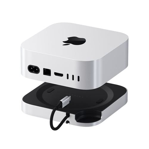 Satechi Stand & Hub with M.2 SSD Enclosure for Apple Mac Mini M4 — vista 2
