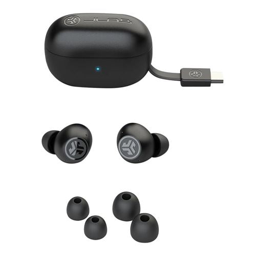 JLab Go Pop Active Noise Canceling True Wireless Bluetooth Earbuds - Black — vista 2