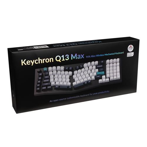 Keychron Q13 Max (Alice Layout) QMK/VIA Wireless Custom Mechanical Keyboard — vista 2