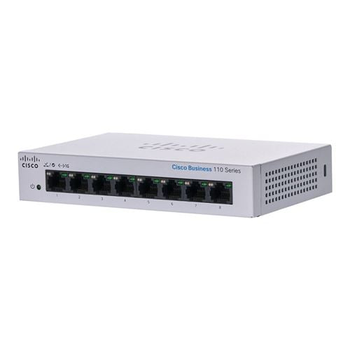 Cisco Business CBS110 Unmanaged 8-port Desktop Switch — vista 2