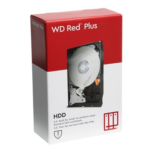 WD Red Plus 6TB 5640 RPM SATA III 6Gb/s 3.5" Internal NAS CMR Hard Drive — vista 2