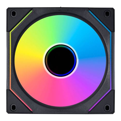 Lian Li UNI FAN SL-INF LCD FLEX 120mm Fluid Dynamic Case Fan - Black — vista 2
