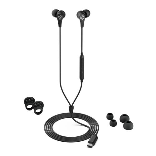 JLab JBuds Pro USB-C Wired Earbuds - Black — vista 2