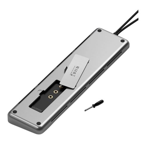 Satechi Dual Dock Stand - Docking Station with NVMe SSD Enclosure — vista 2