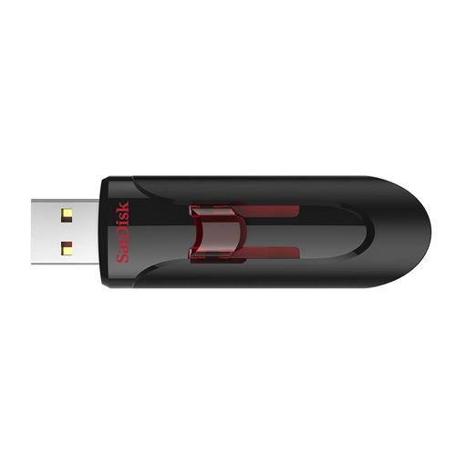 Sandisk 64GB Cruzer Glide SuperSpeed+ USB 3.1 (Gen1) Flash Drive - Black — vista 2