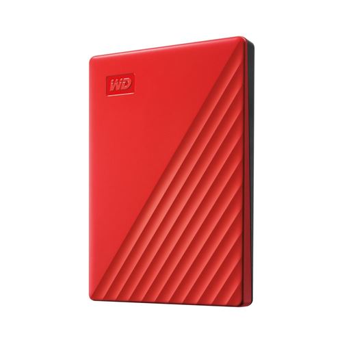 WD My Passport 2TB USB 3.2 (Gen 1 Type-A) 2.5" Portable External Hard Drive - Red — vista 2