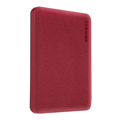 Toshiba Canvio Advance 2TB USB 3.1 (Gen 1 Type-A) 2.5" Portable External Hard Drive - Red — vista 2