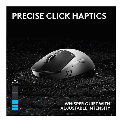 Logitech G PRO X2 Superstrike LIGHTSPEED Wireless Gaming Mouse - Lunar Eclipse — vista 2