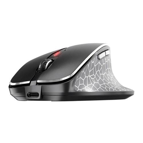 Cherry MW 8C Ergo Wireless Rechargeable Ergonomic Mouse - Black — vista 2