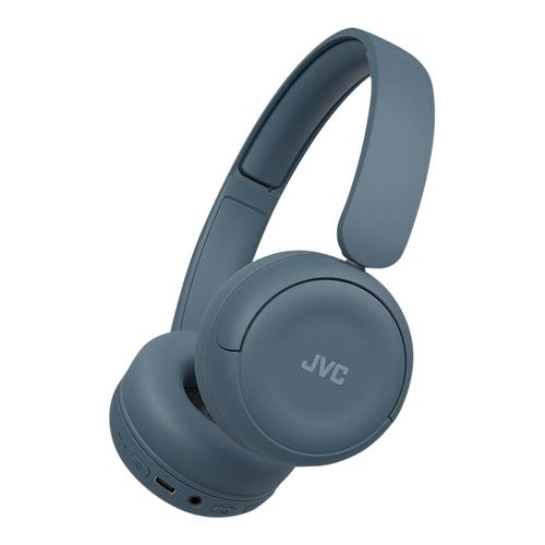 JVC HAS59WA Wireless Bluetooth Headphones - Blue — vista 2
