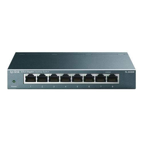 TP-LINK TL-SG608 8-Port 10/100/1000Mbps Desktop Switch — vista 2