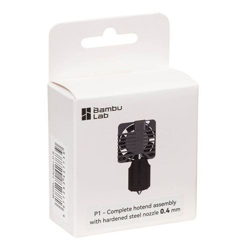 Bambu Lab P1 Complete Hotend Assembly w/ Hardened Steel Nozzle - 0.4mm — vista 2
