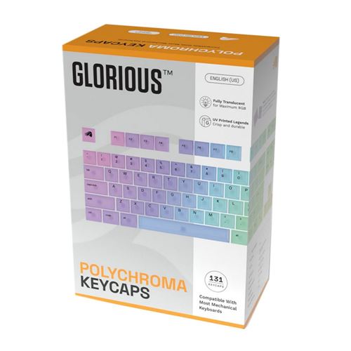 Glorious Polychroma V2 RGB Keycaps - Clear Shine — vista 2