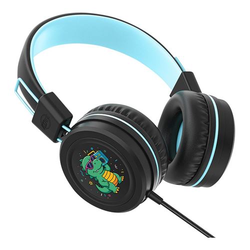 MEE Audio KidJamz Safe Listening Headphones - Black — vista 2