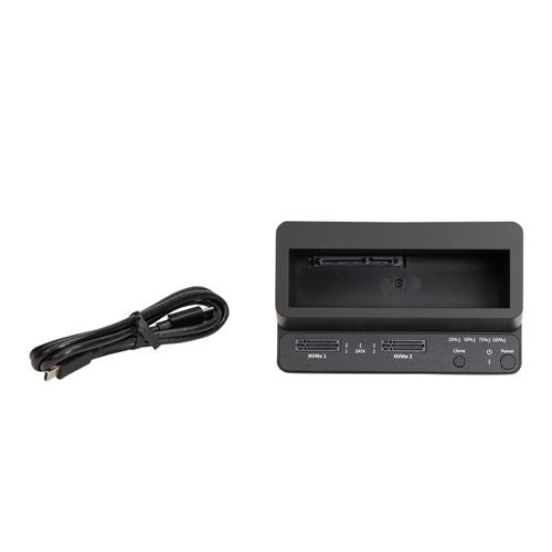 Inland 3 Bay Tool free Type C Docking Station/Duplicator for 3.5"/2.5" SATA HDD /SSD and N — vista 2