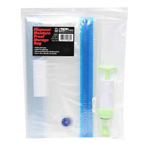 Leo Sales Ltd. 3D Filament Moisture Proof Storage Bags (10 bags & 1 pump) — vista 2