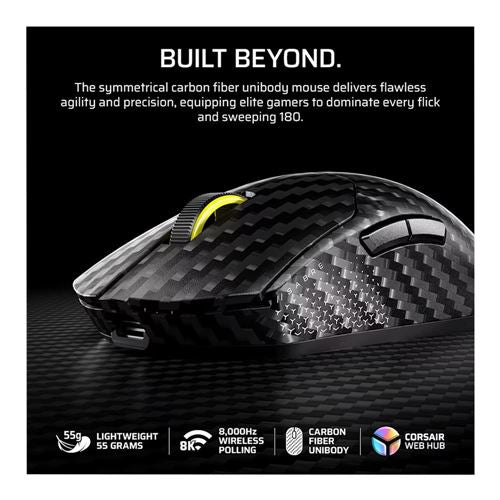 Corsair SABRE v2 PRO CARBON FIBER WIRELESS Gaming Mouse – Black — vista 2