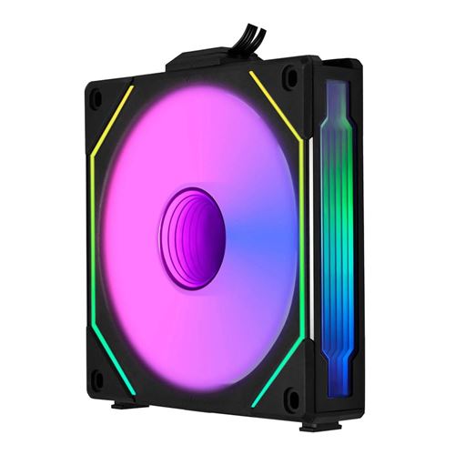 Lian Li UNI FAN SL-INF FLEX Reverse Blade 120mm Fluid Dynamic Case Fan - Black — vista 2