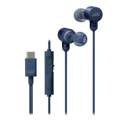 JVC Wired USB Type-C Earbuds - Blue — vista 2