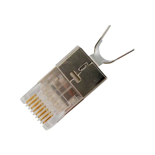 Vertical Cable 012-021-100 Shielded CAT6 RJ45 Plug (100 Pack) — vista 2
