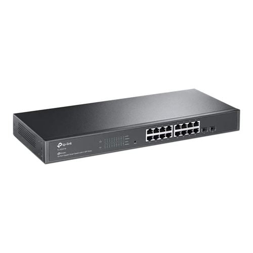 TP-LINK JetStream 16-Port Gigabit Smart Switch with 2 SFP Slots — vista 2