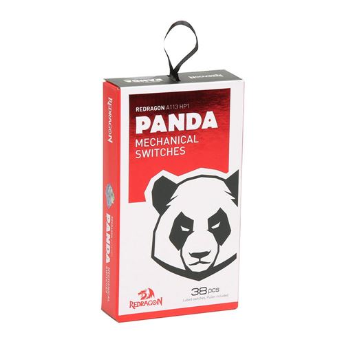 Redragon A113 HP1 Panda Mechanical Keyboard Tactile RGB Switches - 38 Pieces — vista 2