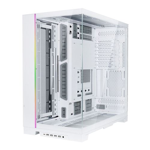Lian Li O11 Dynamic EVO XL RGB Tempered Glass eATX Full Tower Computer Case - White — vista 2
