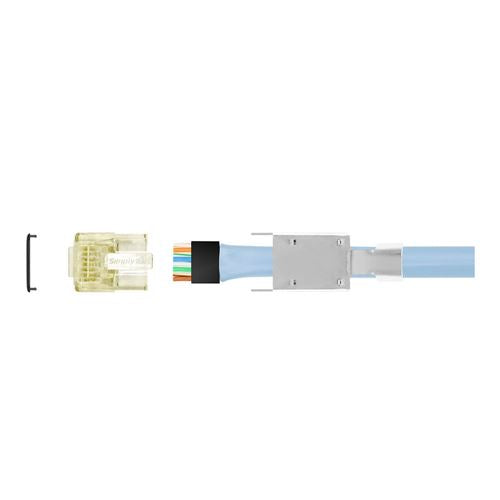 PROSeries Pass Through Shielded Yellow Tint, Hi/Lo Stagger - 50pc Jar
 Cat7a/7/6a/6 STP, C — vista 2