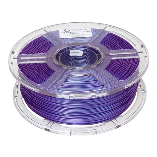 Cookiecad 1.75mm PLA 3D Printer Filament Single Color 1.0 kg (2.2 lbs.) Spool - Witch Blue — vista 2