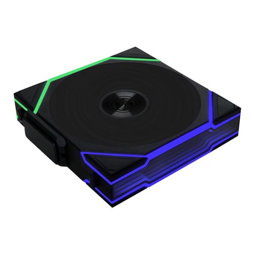Lian Li UNI FAN TL FLEX Reverse Blade 120mm Fluid Dynamic Case Fan - Black — vista 2
