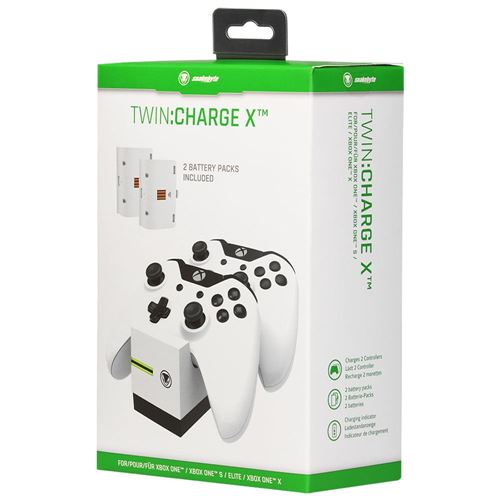 Snakebyte Twin Charge X for Xbox One - White — vista 2