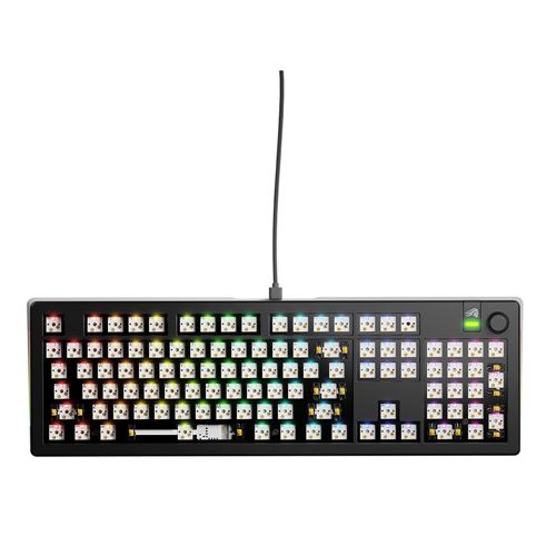 Glorious GMMK 3 100% Barebones RGB Wired Gaming Keyboard - Black — vista 2