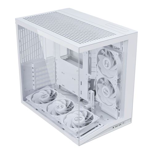 Lian Li O11 DYNAMIC MINI V2 Flow Tempered Glass ATX Mid-Tower Computer Case - White — vista 2