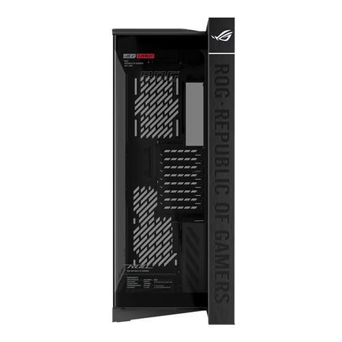ASUS ROG Cronox Tempered Glass eATX Full Tower Computer Case - Black — vista 2