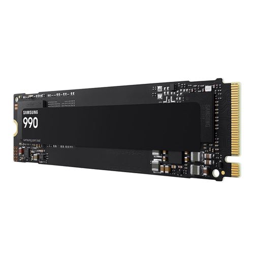 Samsung 990 2TB Samsung V NAND PCIe Gen 4 x4 NVMe M.2 Internal SSD — etiqueta y especificaciones