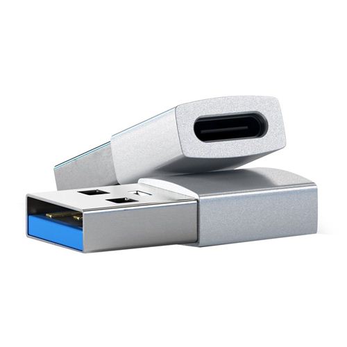 Satechi Type-A to Type-C Adapter - Silver — vista 3
