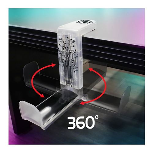 Accessory Power ENHANCE Voltaic 2 PC Desk Headphone Hanger — vista 3