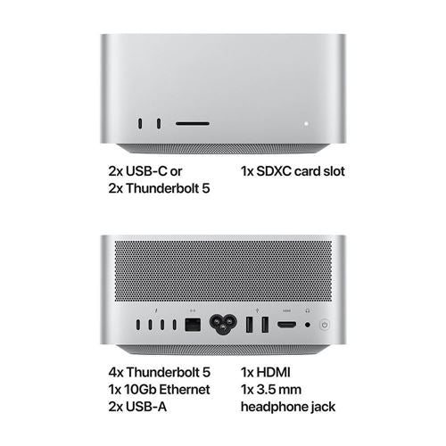 Apple Mac Studio MHQH4LL/A (Early 2025) Desktop Computer
 Apple M4 Max 16-Core CPU;  64GB  — vista 3