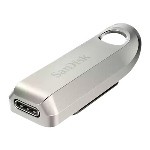 Sandisk 256GB Ultra Luxe Type-C SuperSpeed+ USB 3.2 (Gen 1) Flash Drive - Silver — vista 3