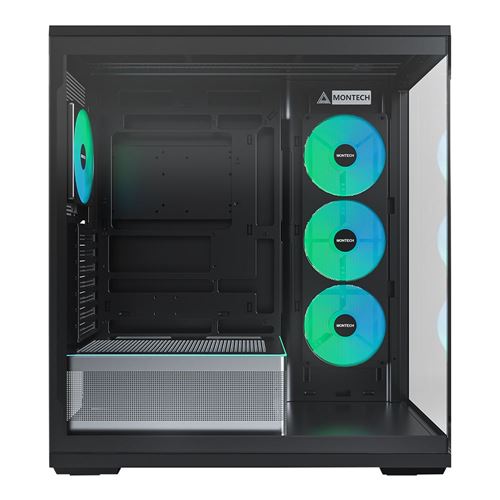 Montech TG3 Tempered Glass ATX Mid-Tower Computer Case - Black — vista 3